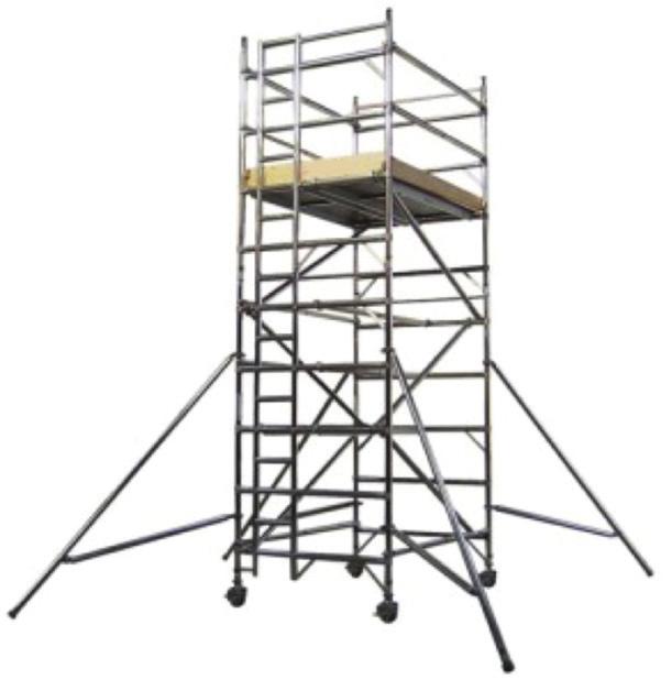 Mobile tower scaffolds Lightweight aluminium tower scaffolds are common on construction sites and considered a lot safer than working from a ladder, but they are not without risk.