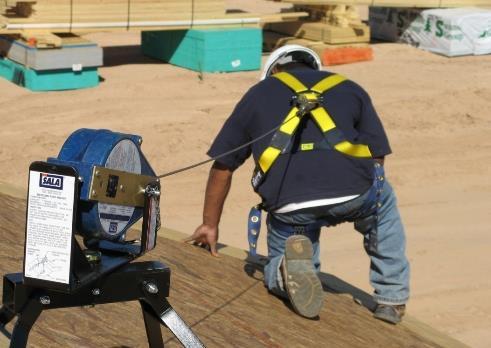 Personal Fall Arrest Systems Lifelines can include rope-grab systems or