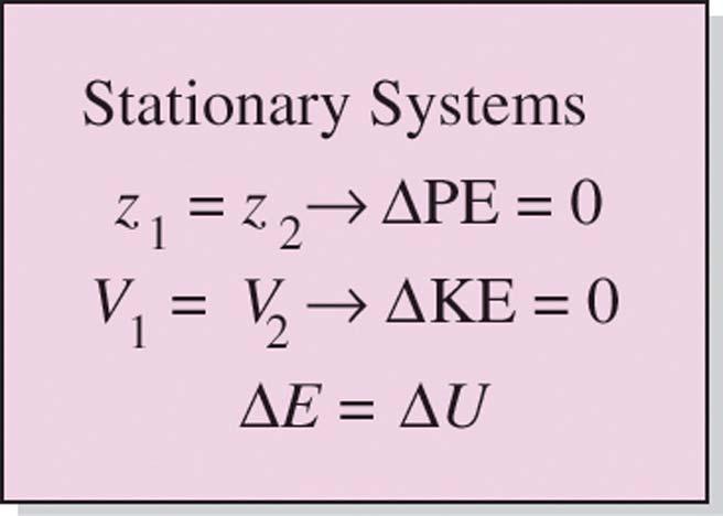 Energy Change of a System, ΔE system Internal,