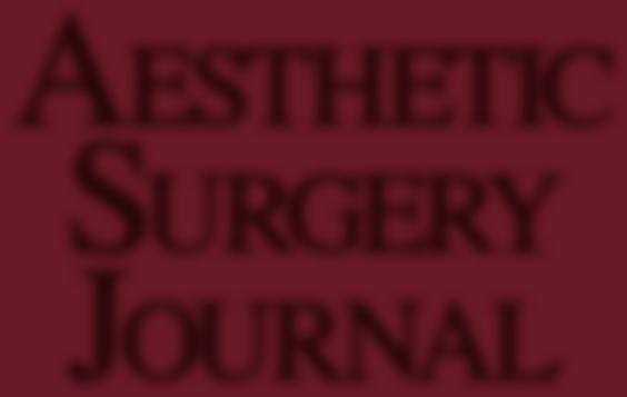 AESTHETIC SURGERY JOURNAL OFFICIAL PUBLICATION OF THE