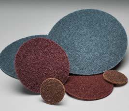 Non-Woven Hook and Loop Discs STE-VS HOOK AND LOOP DISCS BETTER CHOICE FOR MULTI-PURPOSE APPLICATIONS FEATURES Slightly open structure High abrasive content Firm backing BENEFITS Resists loading and