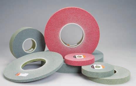 CONVOLUTE WHEELS 51 Standard Abrasives Convolute Wheels Used for deburring, blending, finishing, polishing and cleaning applications that will not break edges or remove metal, these wheels are used