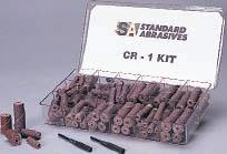 STANDARD ABRASIVES KITS 61 Quick Change TR Variety Kit (QCD-V) Part #517007 Kit includes an assortment of Standard Abrasives discs that utilize the TR system.