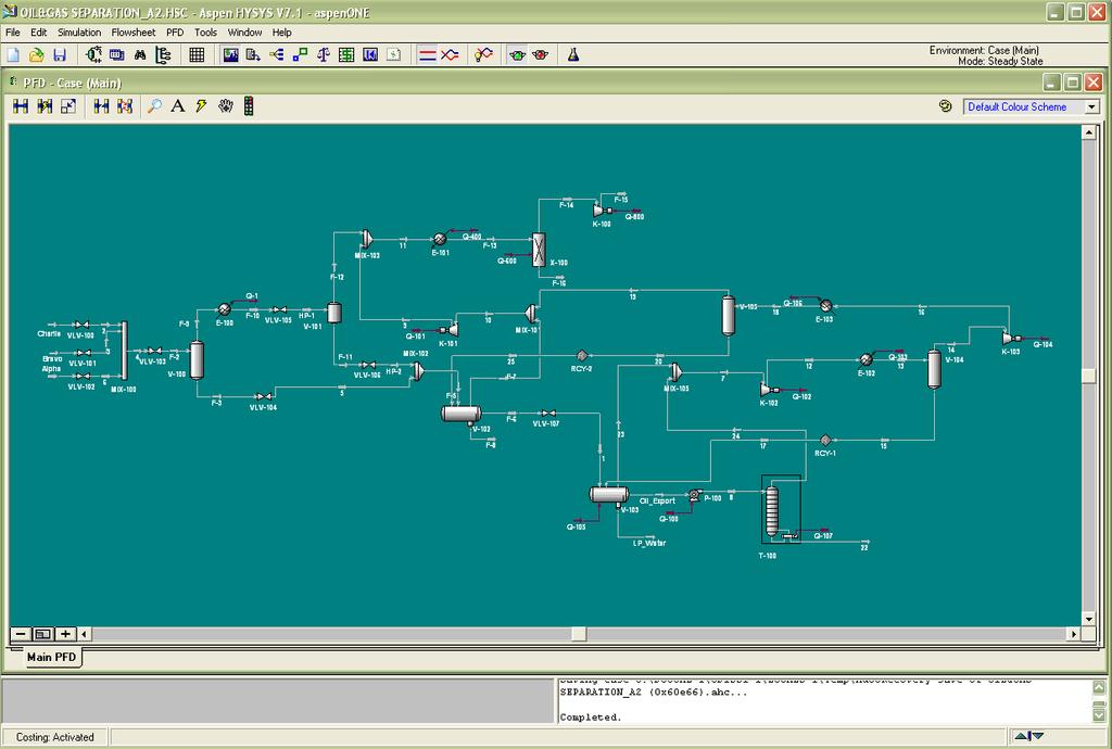 Conceptual Design Selection Aspen HYSYS Workflow Activate costing Load simulation data Map equipment Use equipment grid to enter materials and other details.