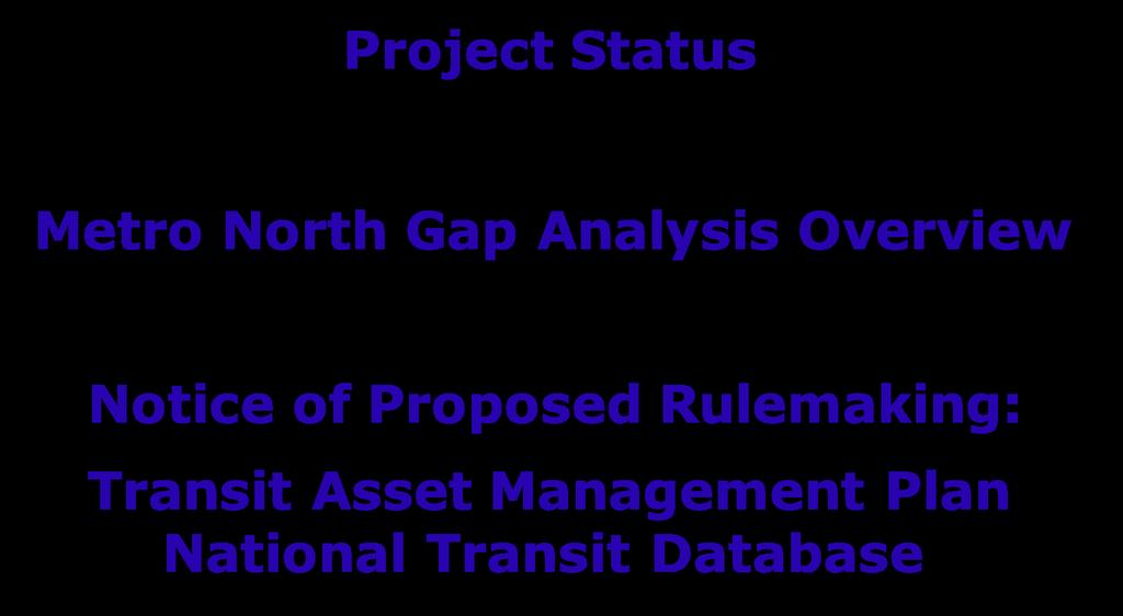Notice of Proposed Rulemaking: Transit