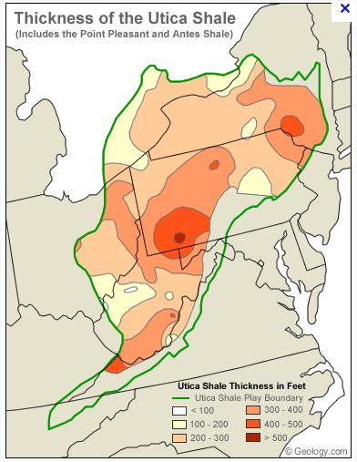 Lies beneath the Marcellus Shale Stacked plays Still many unknowns Estimated to hold as