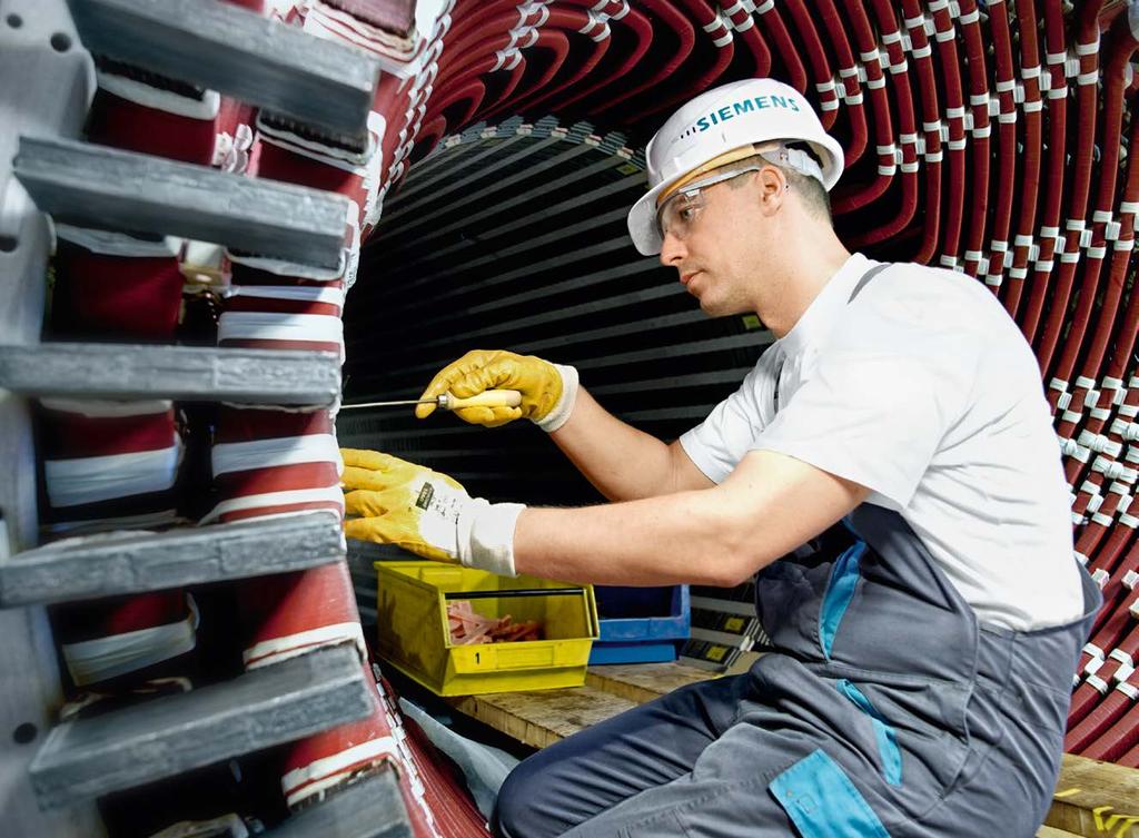 Siemens Field Service Service Excellence Service Excellence Trained in how to do things better A uniquely qualified staff of field service engineers and technicians with unequalled knowledge and