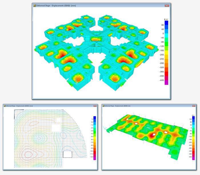Output and Display Deformed Geometry Deformed geometry can be shown after running the analysis.
