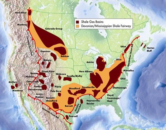 North American Natural Gas Supply Outlook Shale gas supply a game-changer 100+ years supply Technology success (horizontal drilling, fracturing, completions) Implications: New producing regions