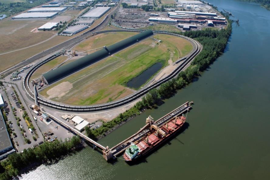 Portland Bulk Terminals Wholly owned by Canpotex, located at Portland, Oregon developed to handle specialty grade potash alternative to loading at Vancouver Operated by SSA Pacific, Inc.