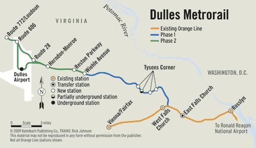 Dulles Corridor: Rail Extension to Airport Strategies Established