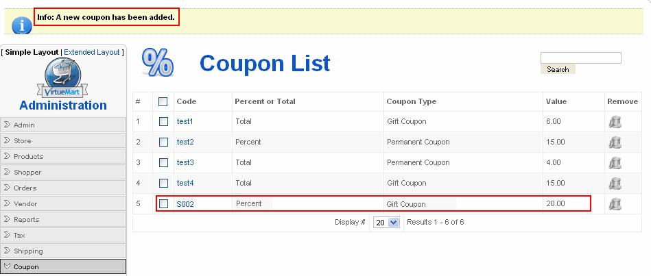 Creating Gift Coupons: Enter a unique coupon code in the Coupon Code Field. This coupon code will be used by customers to avail of its benefit while making any purchase.