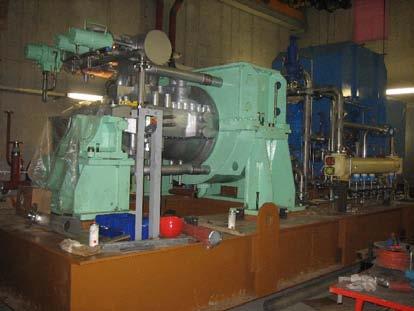 Biomass utilisation steam turbine - backpressure