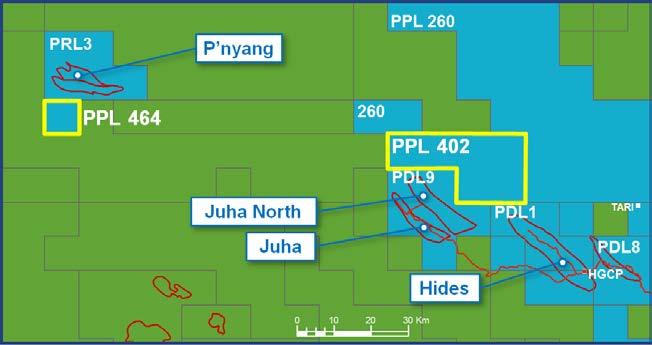 EXPLORATION AND APPRAISAL ACTIVITY Gas Growth During the quarter, the PRL 3 Joint Venture continued to make progress on environmental and social fieldwork studies on the P nyang gas field in PRL 3