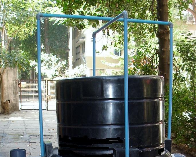 Balcony Model: Samuchit Household Biogas Plant Size: 0.5 m 3 digester, 0.