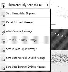 In-Bond Movement Authorized In-bond Movement Authorized; bill of lading open: Shipment [AAAA6575589], Quantity [4320], Entry Number [123456789 Once your bonded shipment has arrived at its final