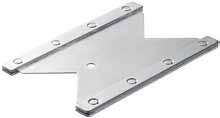Available with bolt and counter-plate made from galvanized steel or A4 stainless steel material 1.4571 (AISI 316Ti).