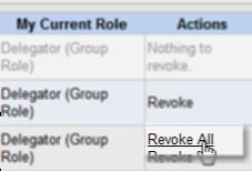 Lesson 6: Other Manager Functions Selecting Revoke All (if shown) cancels all