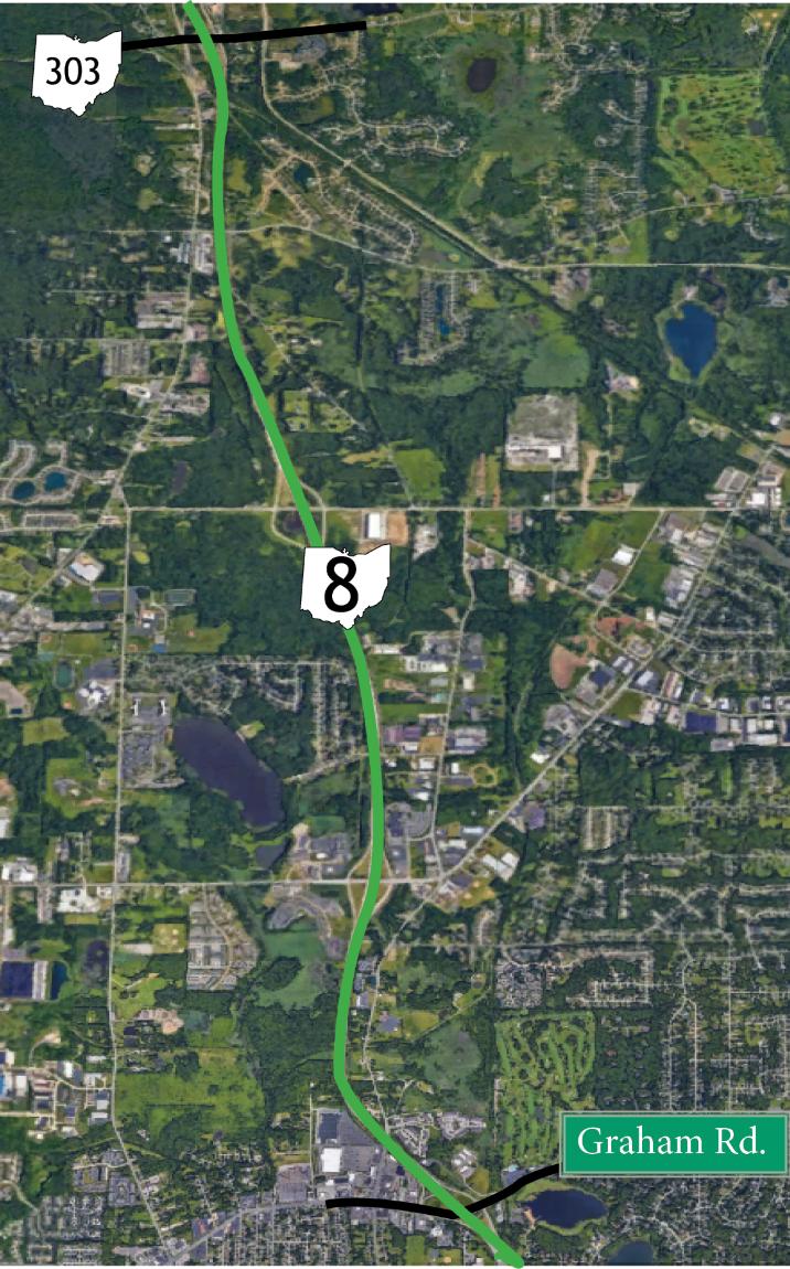 DISTRICT 4 CONSTRUCTION 2018 State Route 8 o Pavement replacement on SR 8 between Graham Rd. to just north of SR 303. Project includes bridge re-decking and bridge repairs.