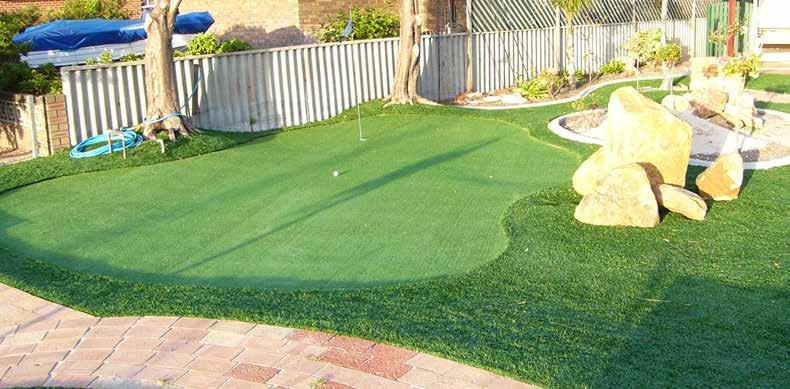 Disclaimer on artificial lawn installation Act Global engaged an independent