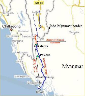 Project Details Piloted and funded by MEA. Based on DPR prepared by RITES in 2003. Project area entirely in Myanmar.