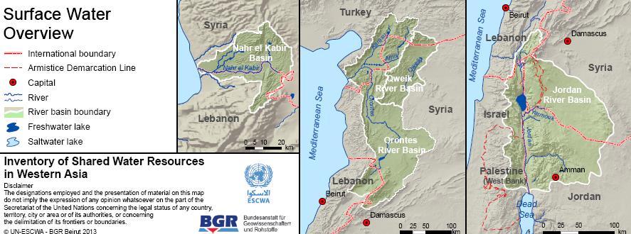 org Jordan River Basin Qweik River Basin Page 11 Based on selection criteria,