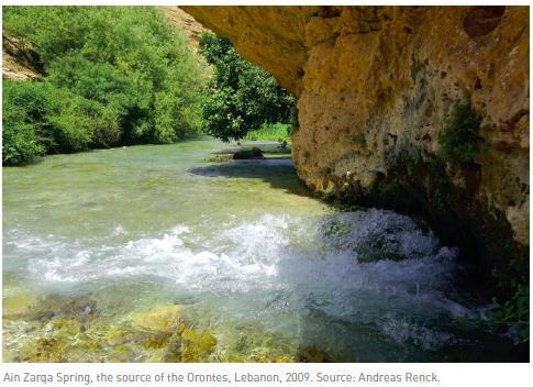 Additional flows contributed in Syria (Ghab Valley) and