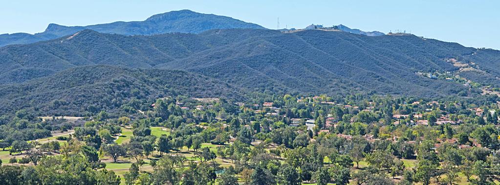 THE COMMUNITY & ORGANIZATION Thousand Oaks has much to be thankful for an exceptional California community with family-friendly amenities that are the envy of cities across the region.
