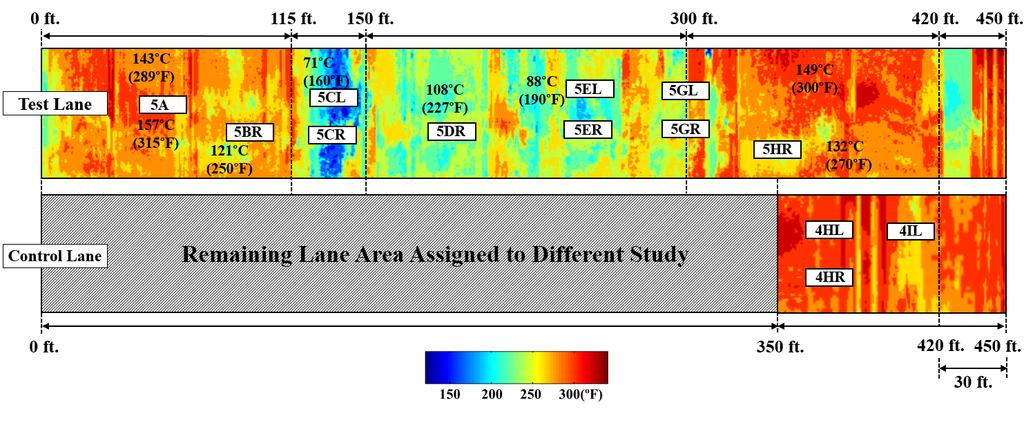 GPR on Florida DOT Research Lane Lane 5 - depth