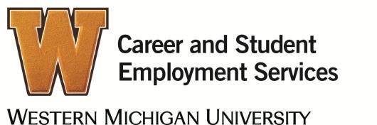 erecruiting User Guide for Employers In order to recruit students from Western Michigan University you need to be linked to WMU.