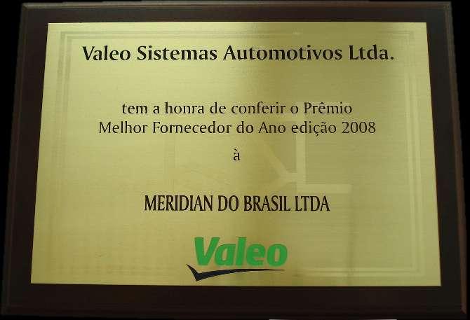 Valeo Awards Best supplier in 2008 (Valeo Automotive