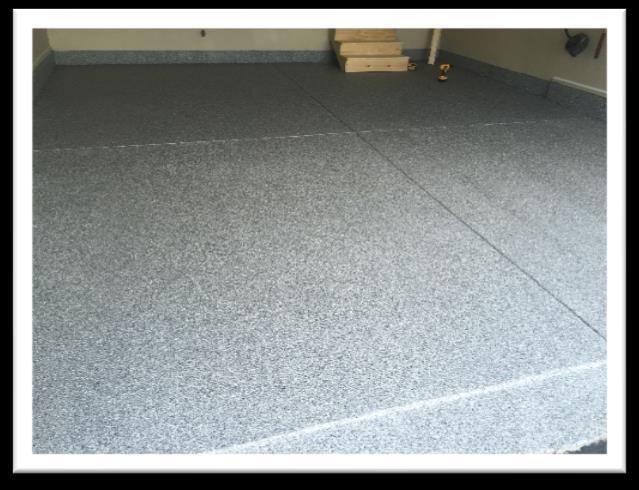 Full Chip System COATING #1 COATING #2 Benefits Excellent Build & Chemical Resistance Covers Most Blemishes Color stable, UV protected Granite Style Look! Approximately 20 to 36 Mils!