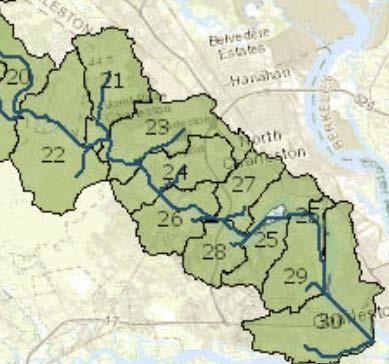 watershed routing.