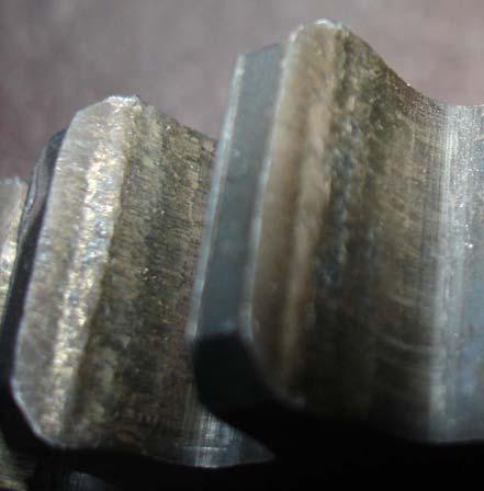 Surface hardened teeth are resistant to sliding wear, especially carbonized teeth. The effect of sliding wear in this case is very small. Not hardened teeth are not resistant to all types of wear.