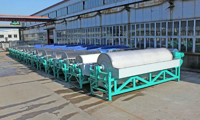 Picture-2 Φ1500 4000mm semi-reverse flow drum type magnetic