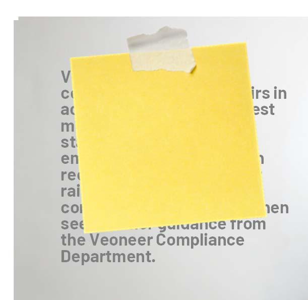 Veoneer is committed to conducting business
