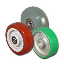 Polyurethane wheels are line of solid elastomer wheels designed for medium to heavy duty