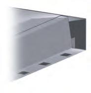 Shelves have front and rear box section construction for strength and rigidity.