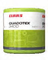 QUADOTEX 3200 & 3400 QUADOTEX Twine has been developed specially to cater for the needs of the latest CLAAS QUADRANT balers, in co-operation with