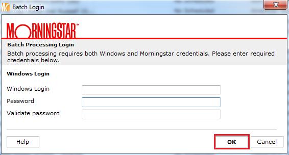4. Enter your Windows log-in and password.