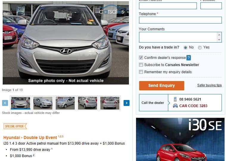 This is a very compelling proposition for the consumers and places Carsales in
