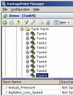 Users can now easily find tanks and associated tags, and can see the real time value of
