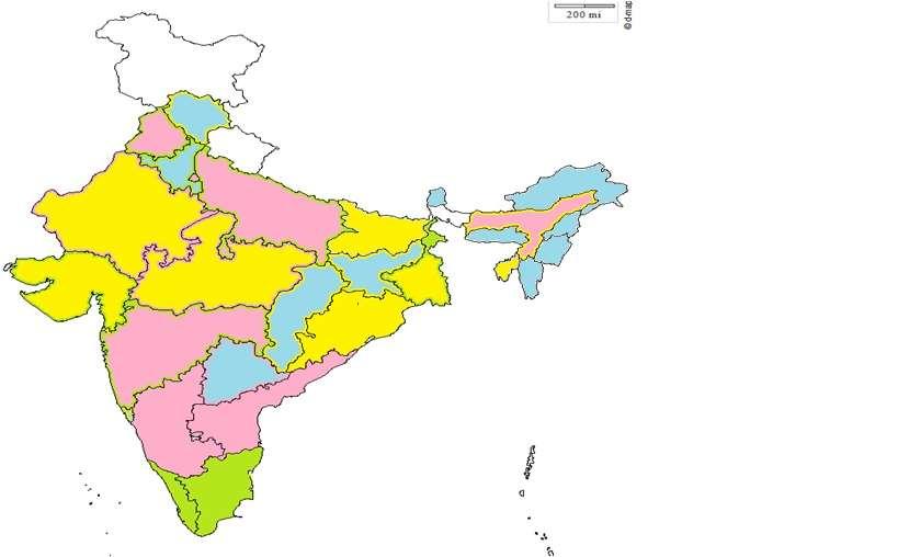 State Wise Targets Rajasthan (39070) Gujarat (38880) Himachal Pradesh (9310) Punjab (59083) Haryana (62665) Maharashtra (56070) Delhi (12470) Madhya Pradesh (25250) Telangana (21000) Uttar Pradesh