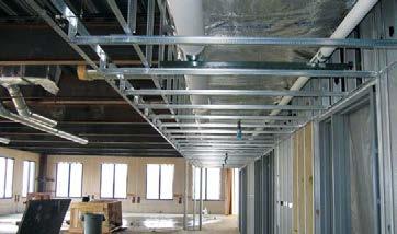 Our drywall grid is manufactured with additional route locations to accommodate F-Type