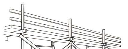 Section 340 Single-pole scaffolds This section only applies to wooden single pole scaffolds (see Figure 23.15).