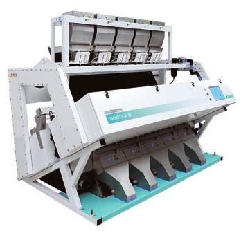 The SORTEX B optical sorter. Optimising conventional sorting to deliver enhanced sorting performance in mainstream applications.