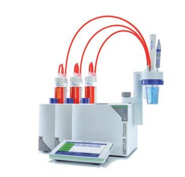 Excellence Titrators. Secure your analyses with detailed user management, Plug & Play sensors, burettes and peripherals.