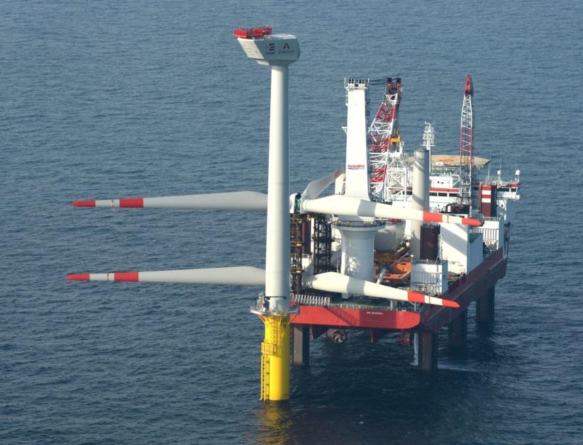 3 and 3 MW) Operating since March 2014 Offshore Wind Farm Borkum Planned installed