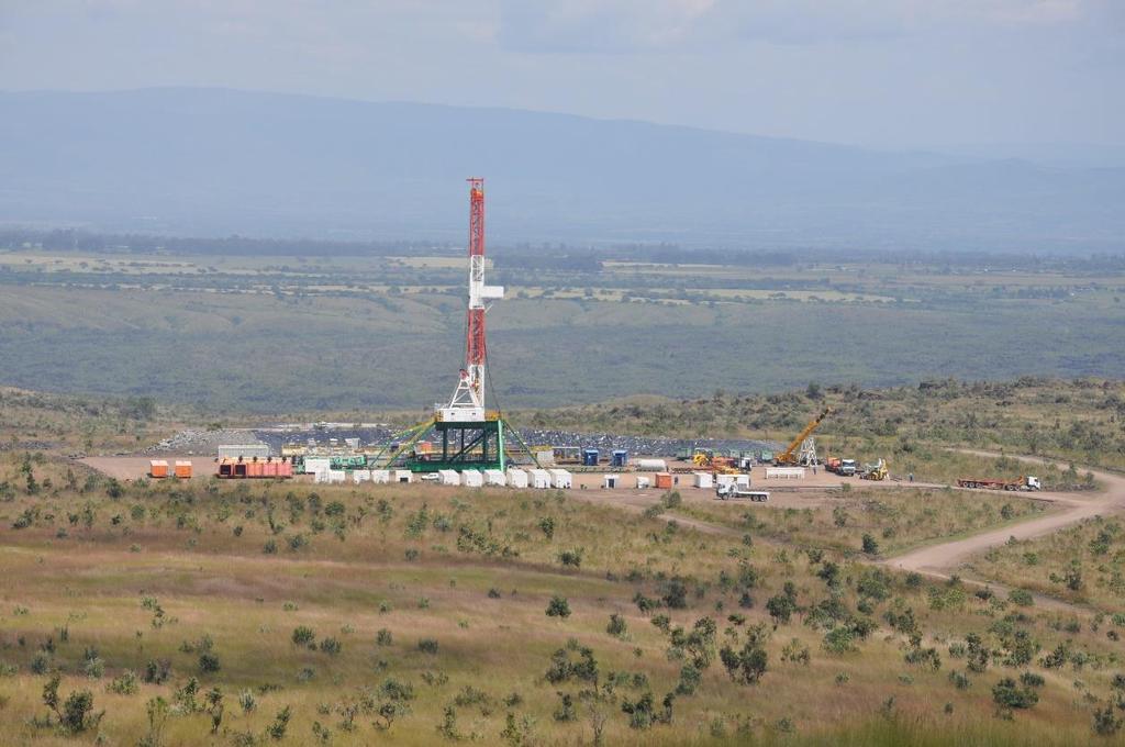 Drilling Rig at Menengai Field Photo of one of