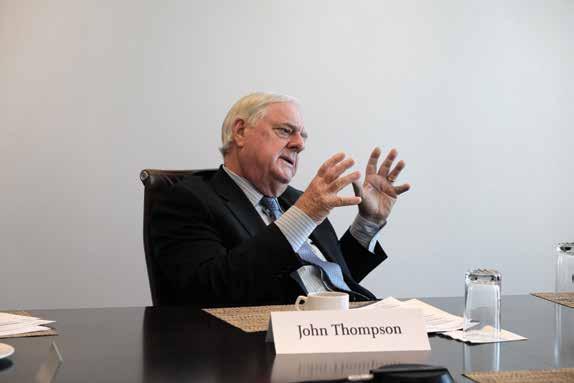 THOMPSON: Board members were never encouraged to get to know management. We knew the CEO, the president, and a few other people but any further communication with management was frowned on.